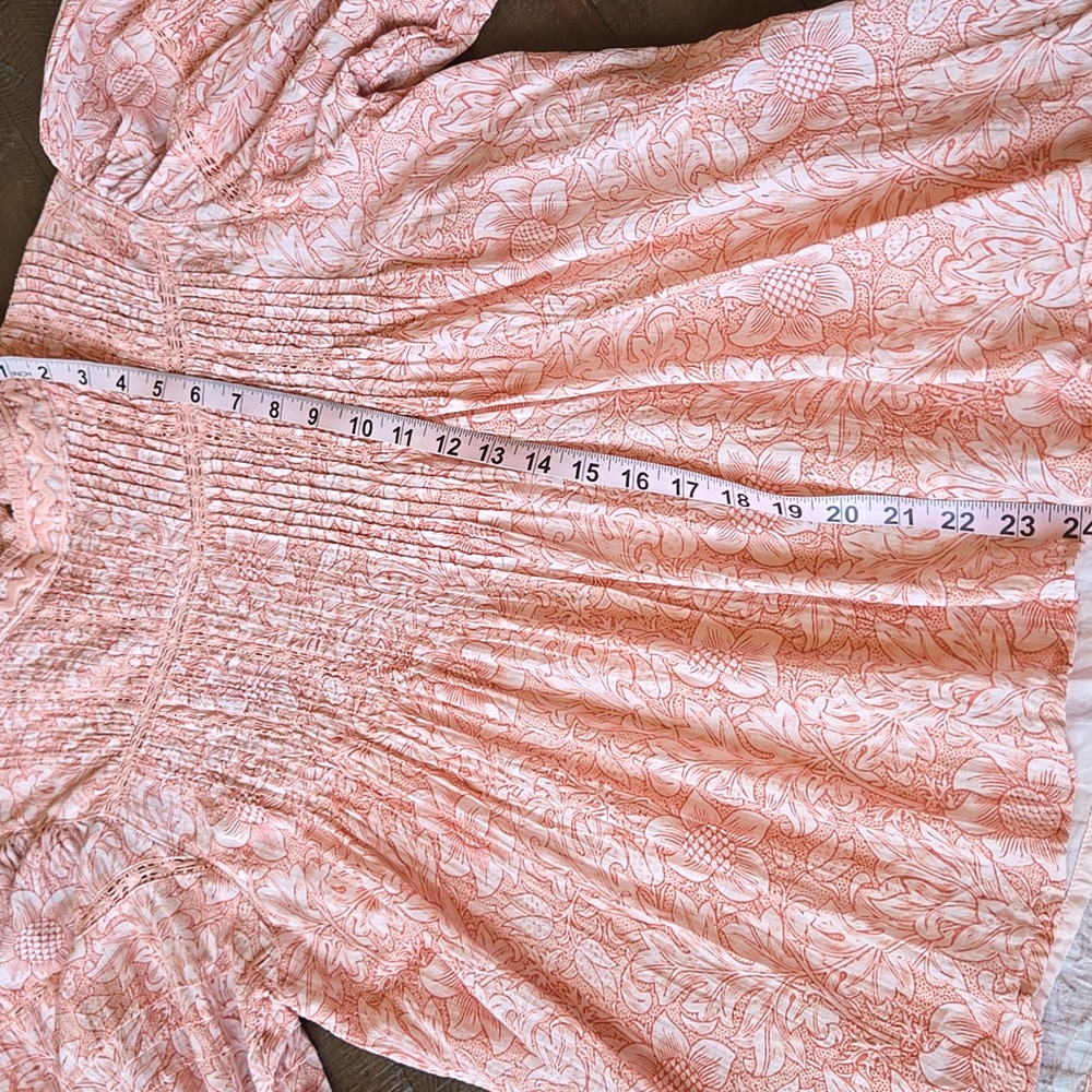 Sundance Grand Fleur Sienna Floral Puff Sleeve Top - Picture 8 of 14